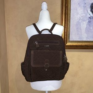 VERA BRADLEY Chocolate Brown Backpack